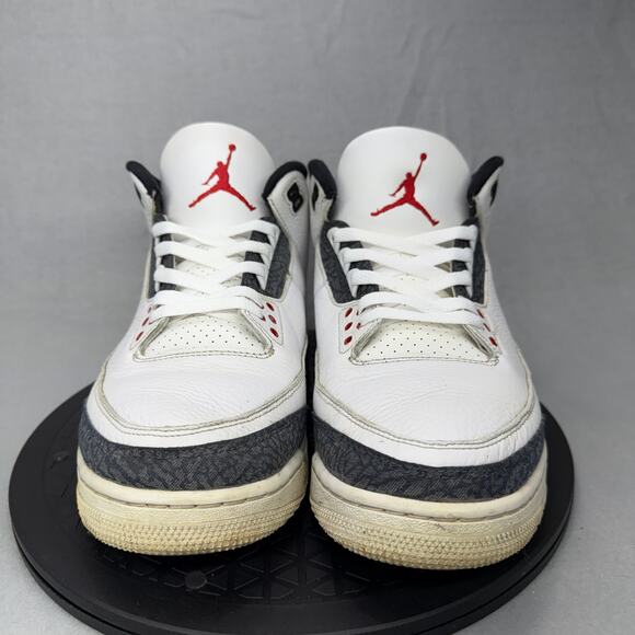 Nike Air Jordan 3 Retro Denim SE - Fire Red Men's Size 11 (CZ6431-100) - Picture 4 of 7